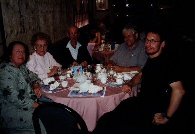 Mom, Phyllis, Grandad, Glen, Me