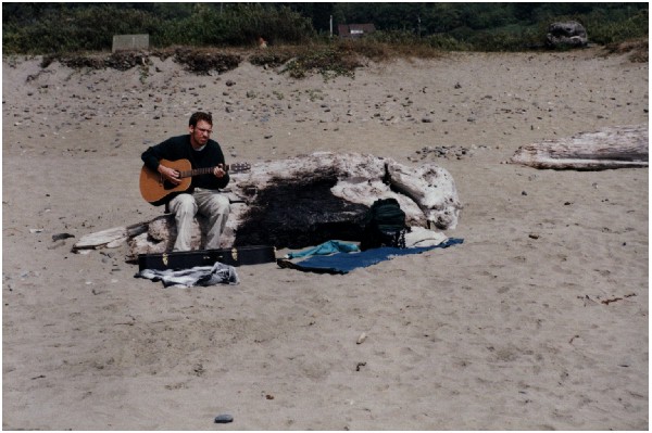 Ich am Strand